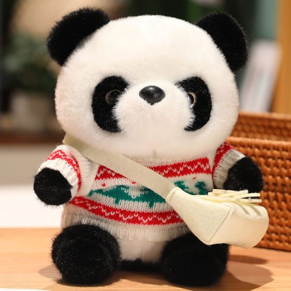 GẤU TRÚC ÁO LEN ĐEO TÚI 20CM - Hình ảnh 2