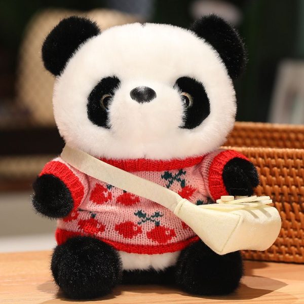 GẤU TRÚC ÁO LEN ĐEO TÚI 20CM - Hình ảnh 3
