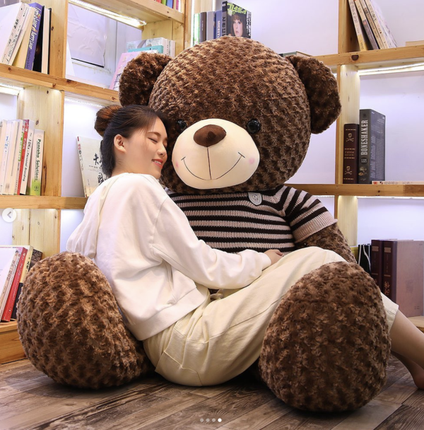 TEDDY CHOCO ÁO LEN SỌC NÂU - Hình ảnh 2